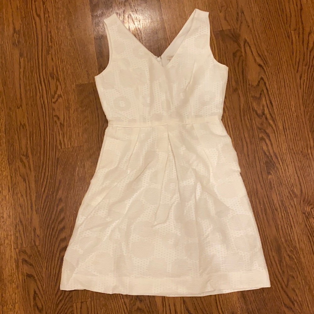 White J crew dress